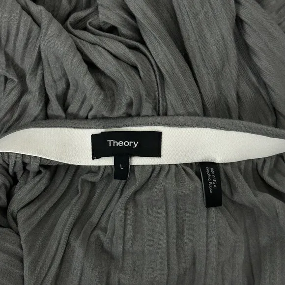 THEORY Osnyo Drapey Tee Pleated Maxi Skirt