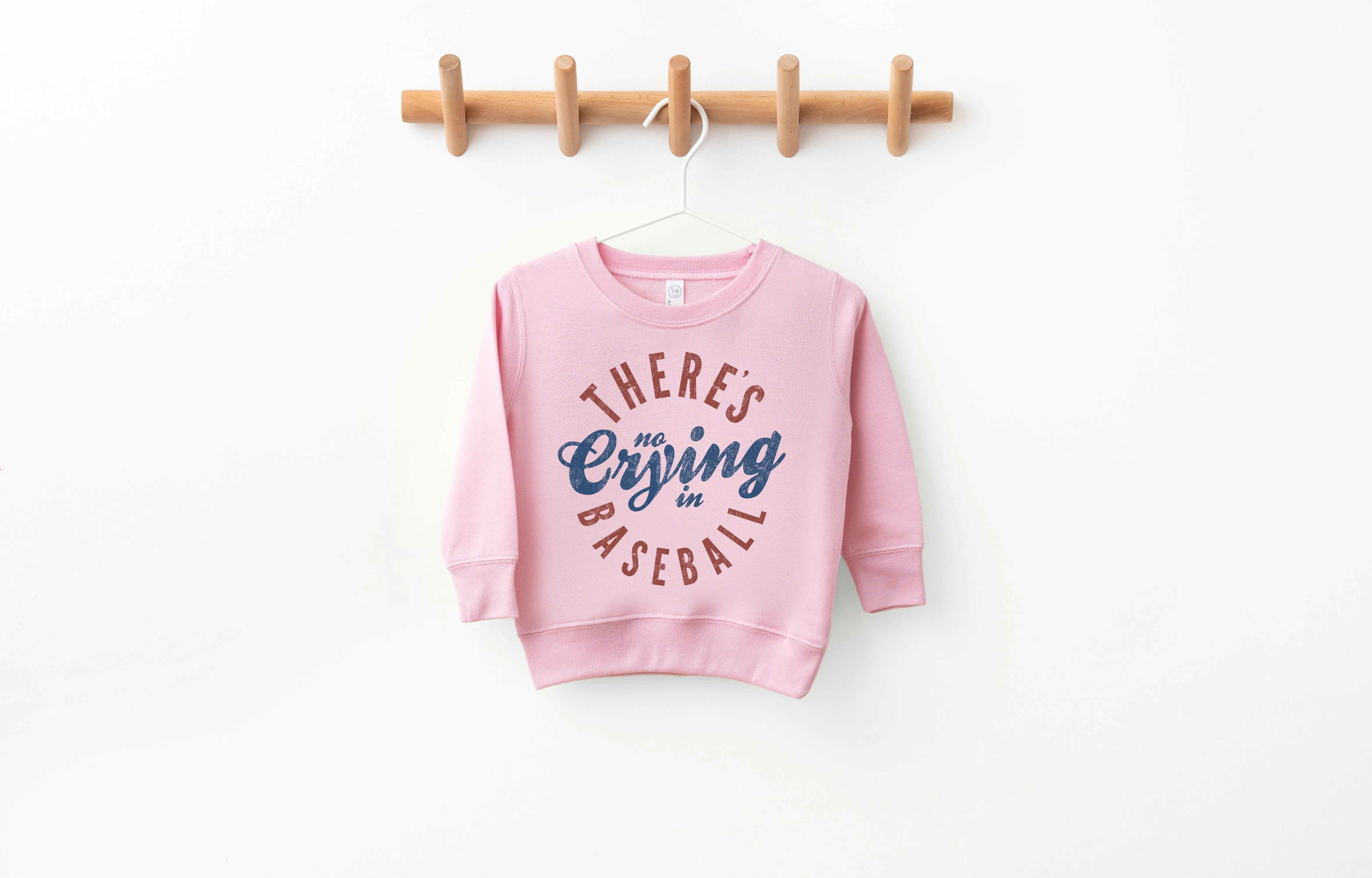 There's no Crying in Baseball - Kids Fleece Sweatshirt