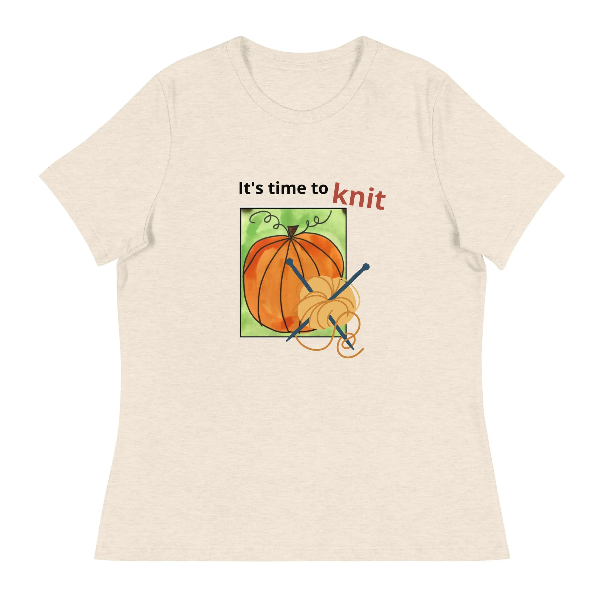 Time to get knitting t-shirt