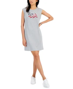 Tommy Hilfiger Womens Americana T-Shirt Dress J2DD0702