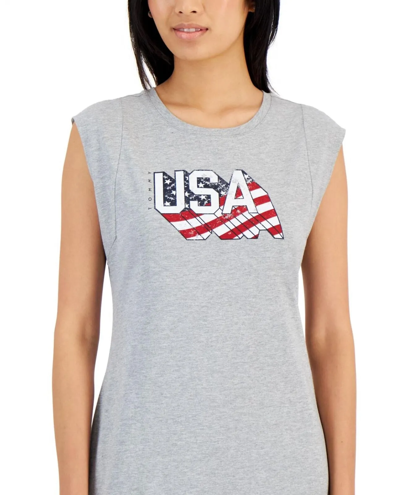 Tommy Hilfiger Womens Americana T-Shirt Dress J2DD0702