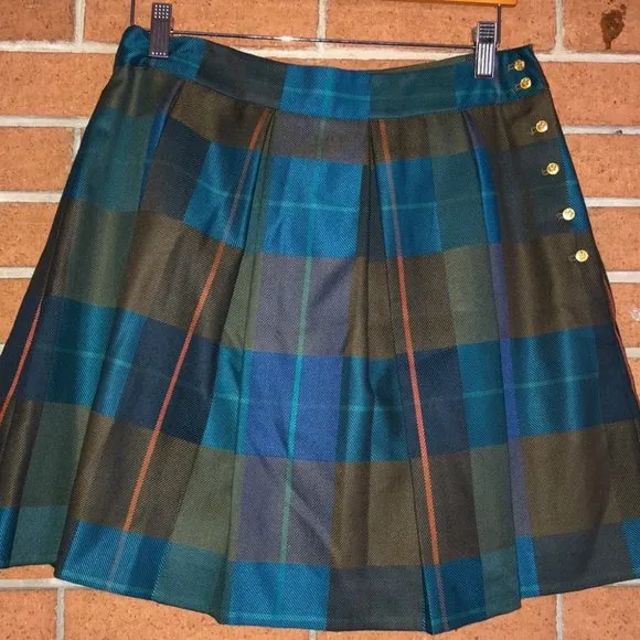 🧚🏽‍♂️TOMMY HILFIGER🧚🏽‍♂️PLAID PLEATED SKIRT