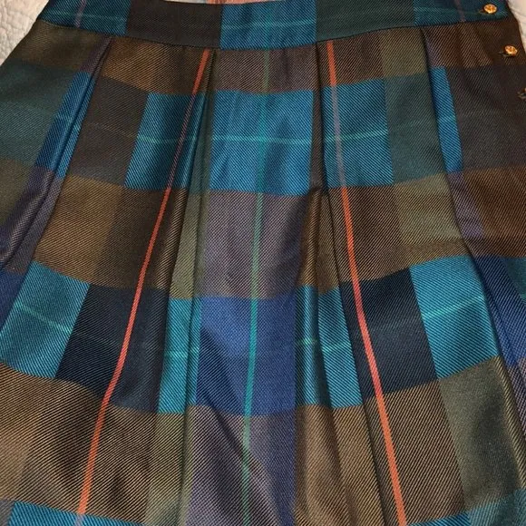 🧚🏽‍♂️TOMMY HILFIGER🧚🏽‍♂️PLAID PLEATED SKIRT