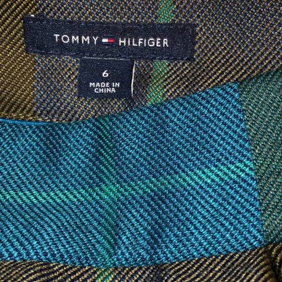 🧚🏽‍♂️TOMMY HILFIGER🧚🏽‍♂️PLAID PLEATED SKIRT