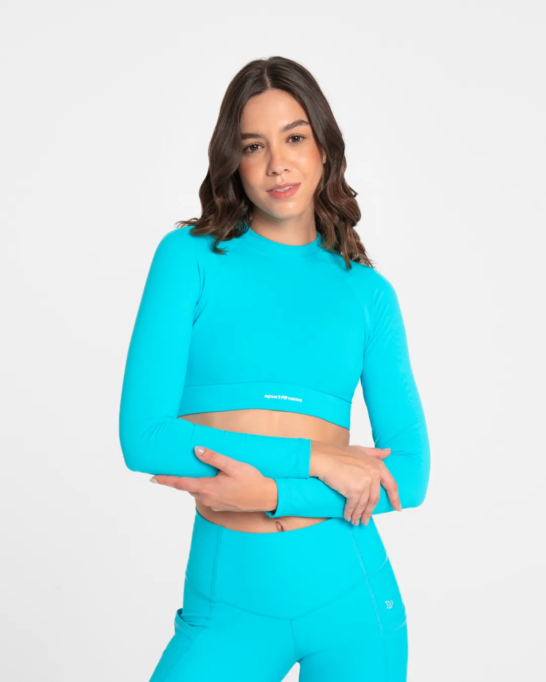 Top Manga Larga Snoop Azul Cielo