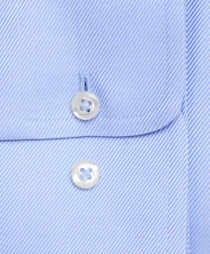 Trim Barrel Cuff Non-Iron Dress Shirt - Sky Blue