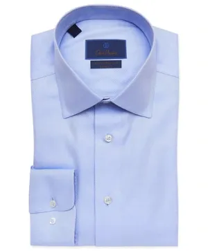 Trim Barrel Cuff Non-Iron Dress Shirt - Sky Blue