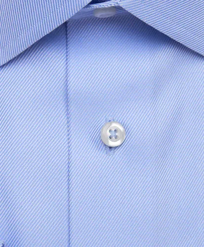 Trim Barrel Cuff Non-Iron Dress Shirt - Sky Blue