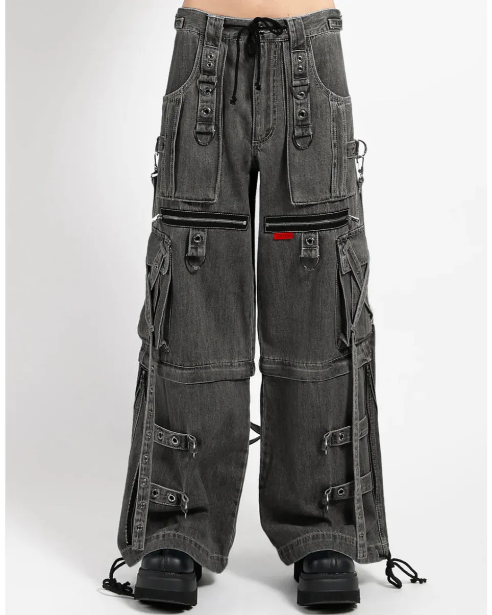 Tripp NYC Zip-Off Black Denim X-Strap Pants