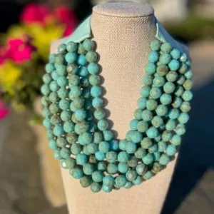 Turquoise Beaded Necklace