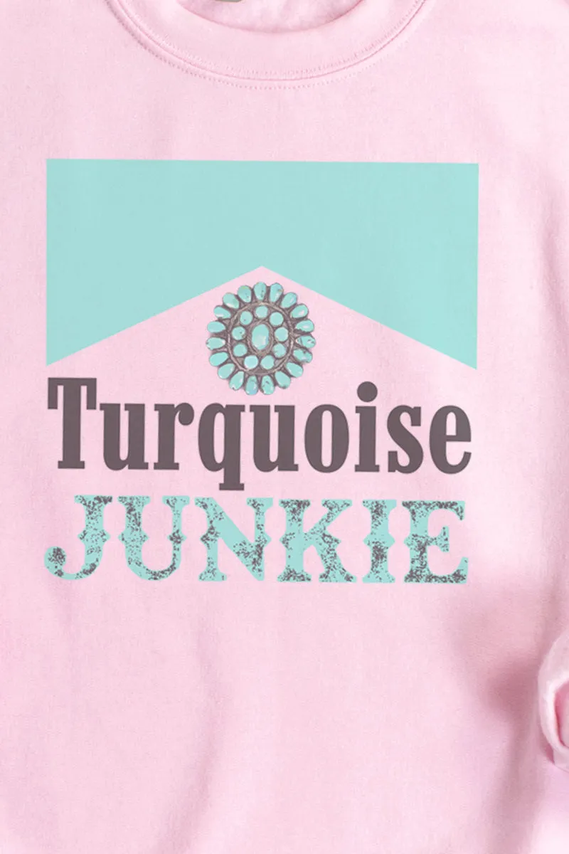 Turquoise Junkie Unisex NuBlend Crew Sweatshirt
