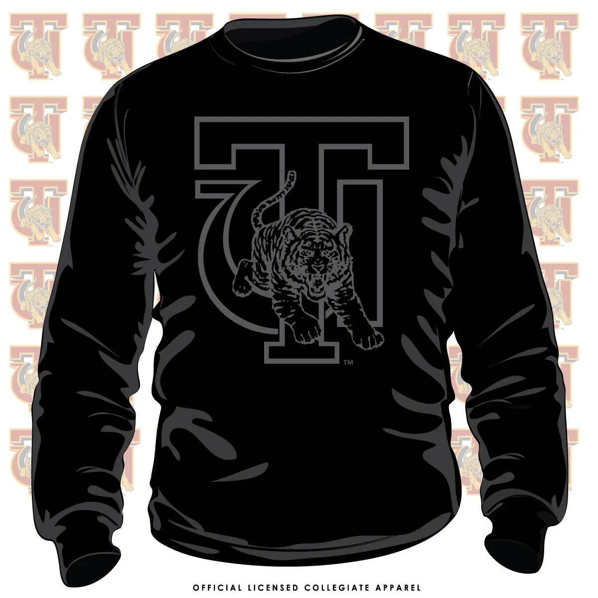 TUSKEGEE | Celebrate BHM | BLACK 3D Puff INK Unisex Sweatshirt (**)