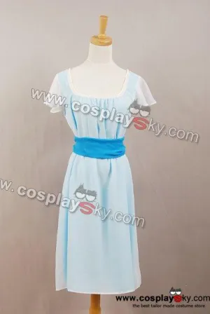 Twilight New Moon Bella Dream Sequence light blue chiffon dress