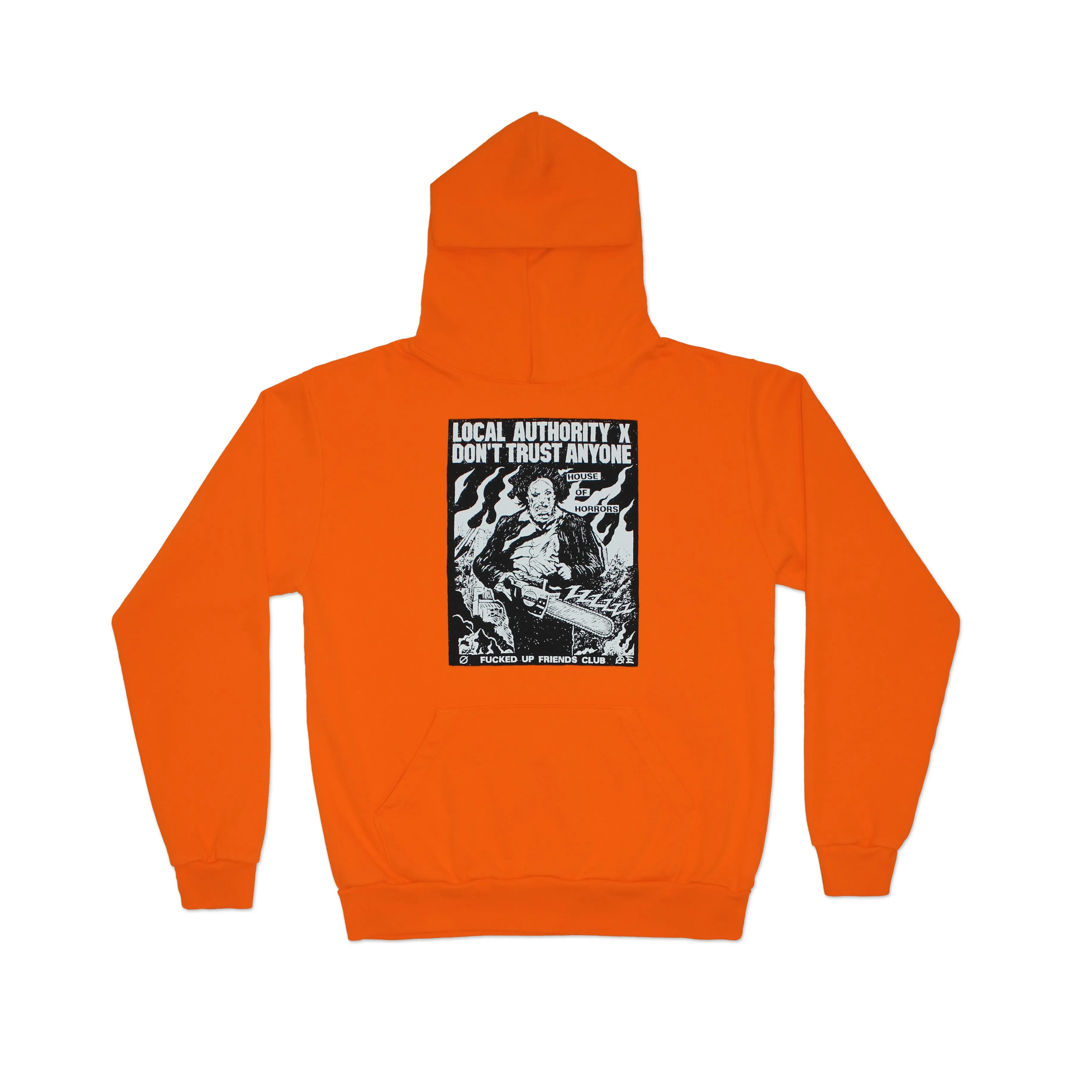 TWO FACE HOODED FLEECE