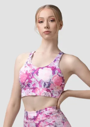 Uactiv Rosette Top - Pink Roses