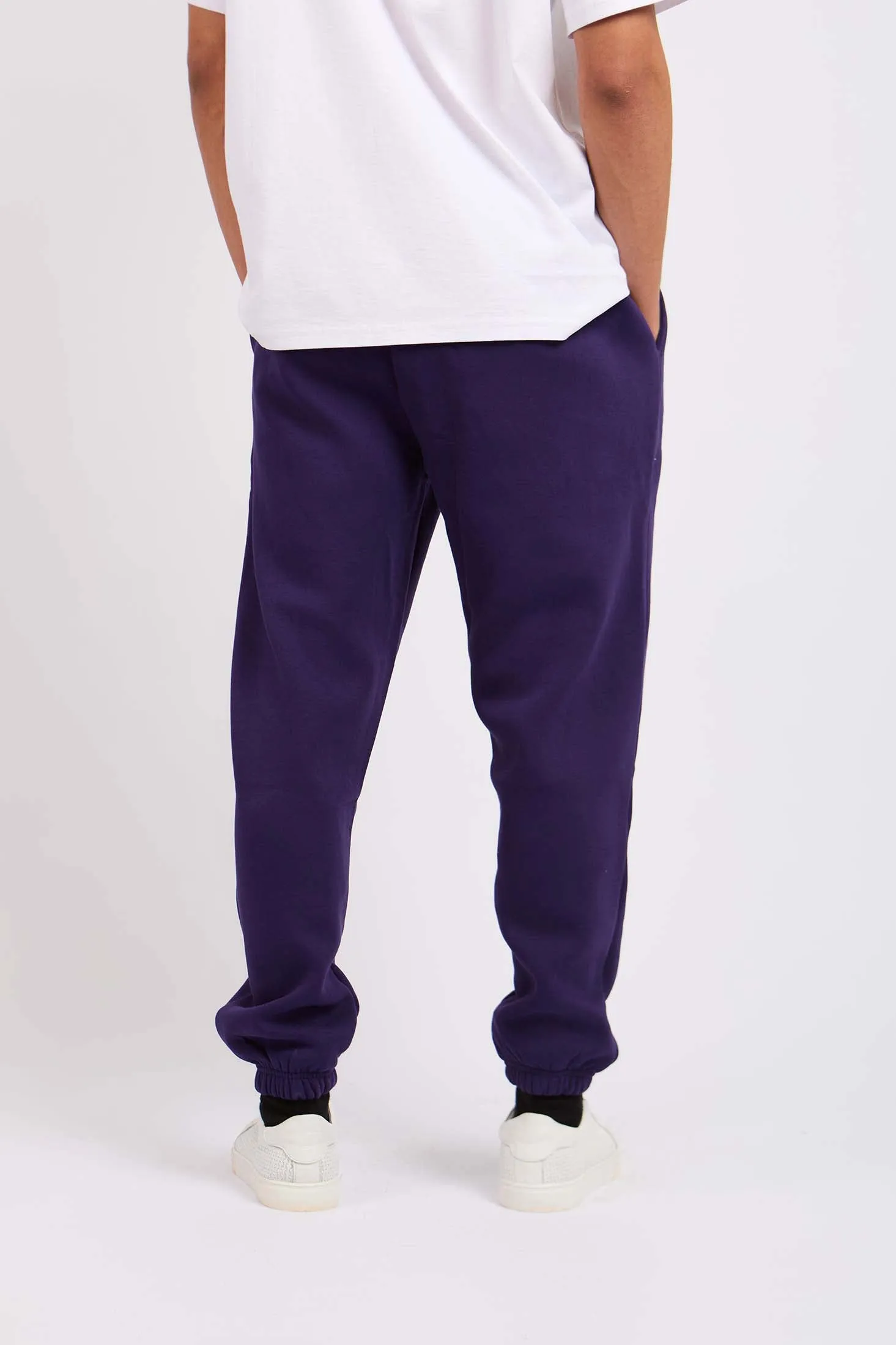 Unisex Loose Fit Sweat Pant Purple