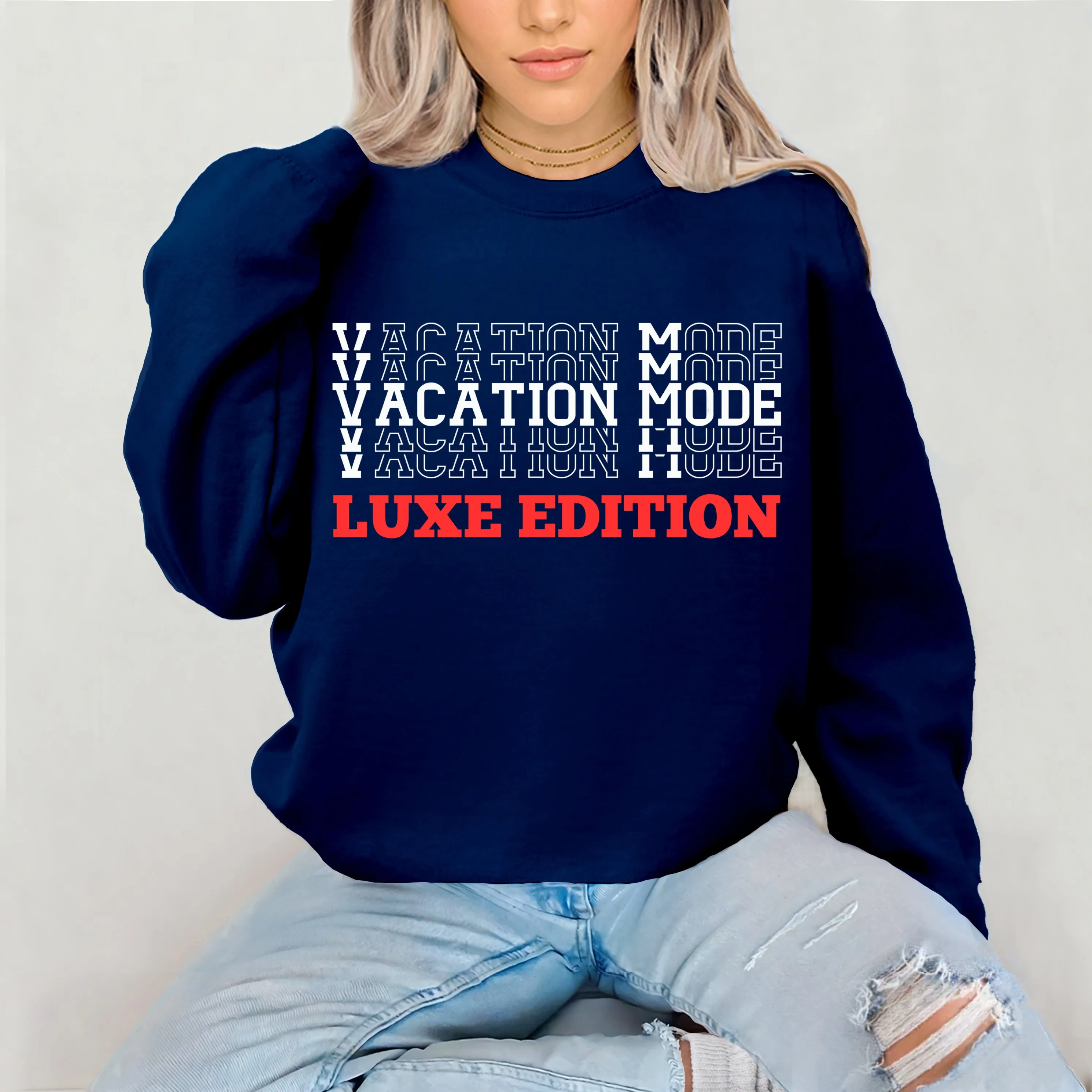 Vacation Mode Sweatshirt, Vacation Sweatshirt, Vacation Shirt, Travel Sweatshirt, World Traveler Shirt, Cruise Shirt, Travel Gifts For Her