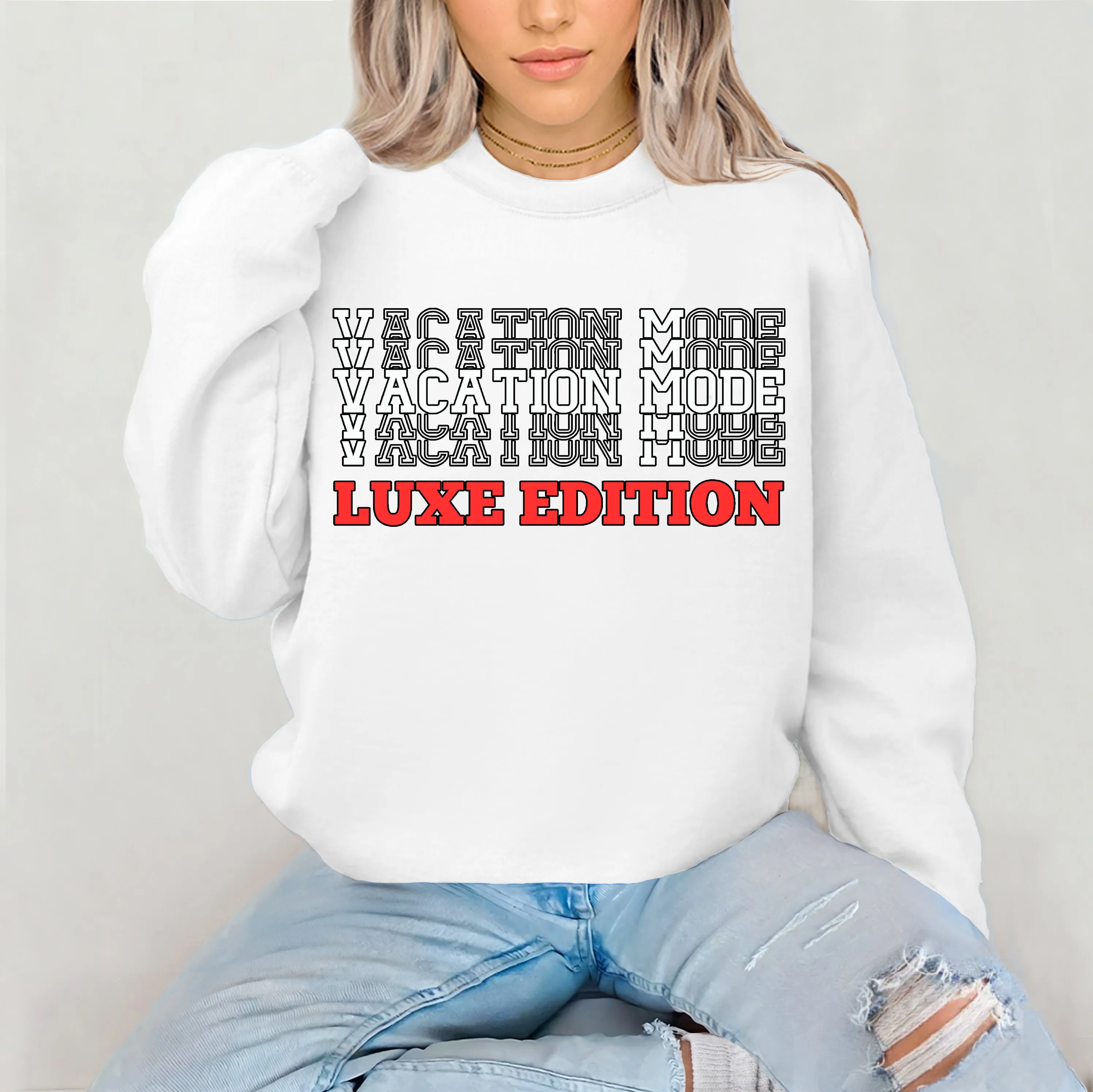 Vacation Mode Sweatshirt, Vacation Sweatshirt, Vacation Shirt, Travel Sweatshirt, World Traveler Shirt, Cruise Shirt, Travel Gifts For Her