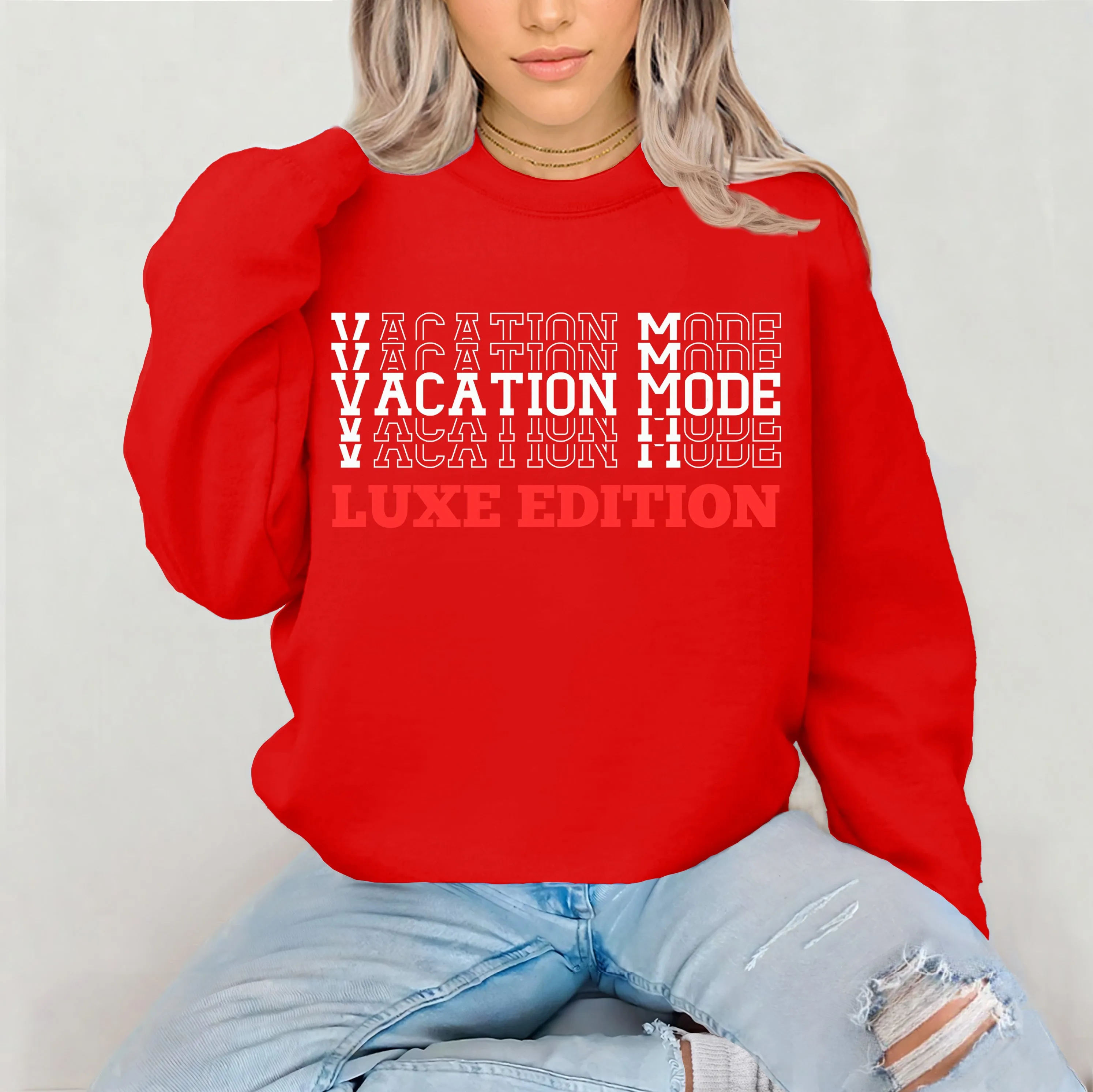 Vacation Mode Sweatshirt, Vacation Sweatshirt, Vacation Shirt, Travel Sweatshirt, World Traveler Shirt, Cruise Shirt, Travel Gifts For Her