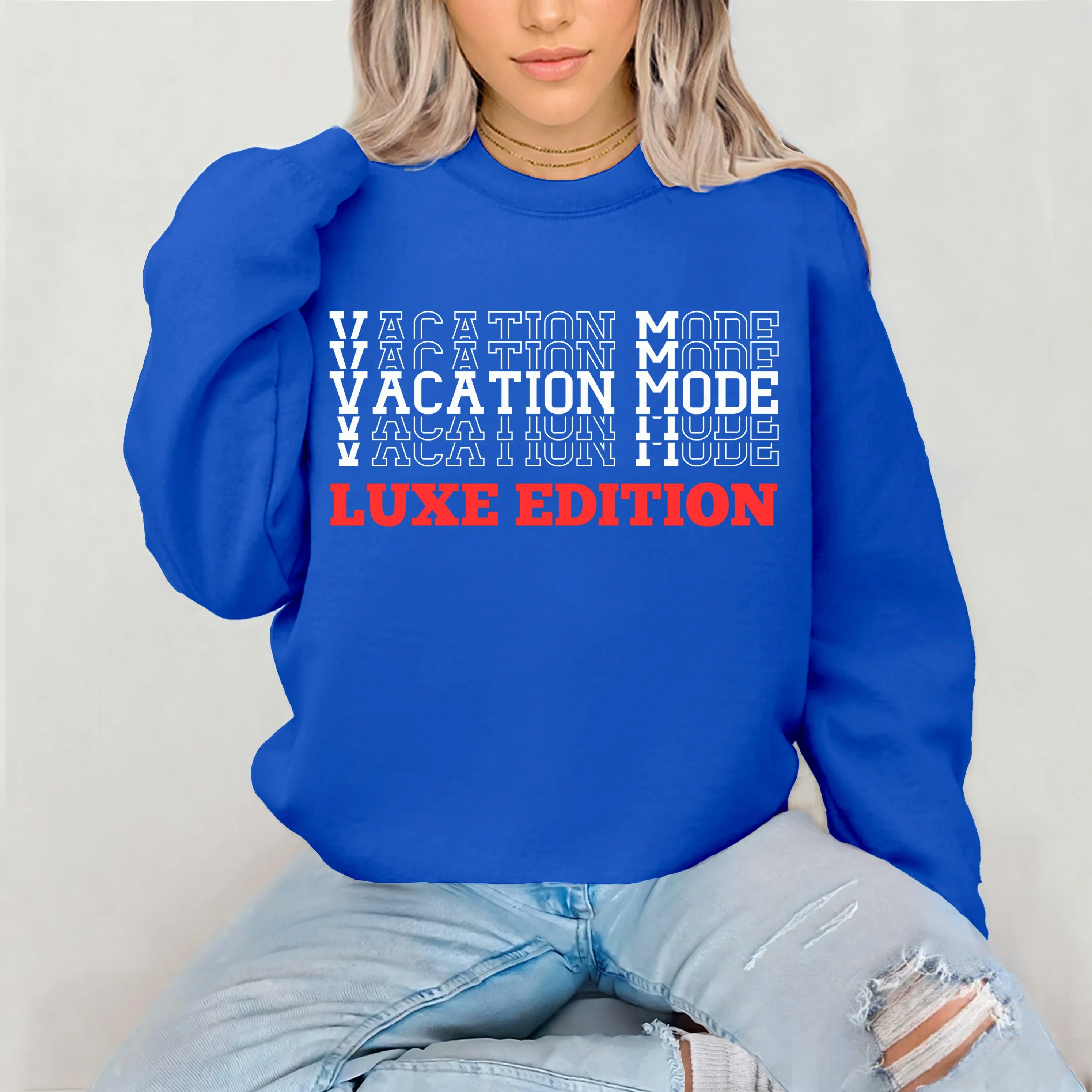 Vacation Mode Sweatshirt, Vacation Sweatshirt, Vacation Shirt, Travel Sweatshirt, World Traveler Shirt, Cruise Shirt, Travel Gifts For Her