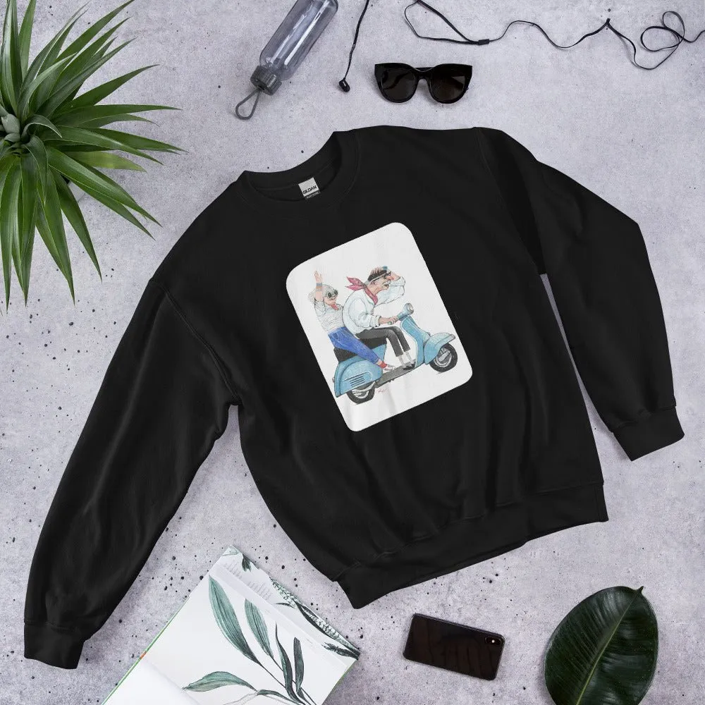 VESPA Unisex Fleece Sweatshirt
