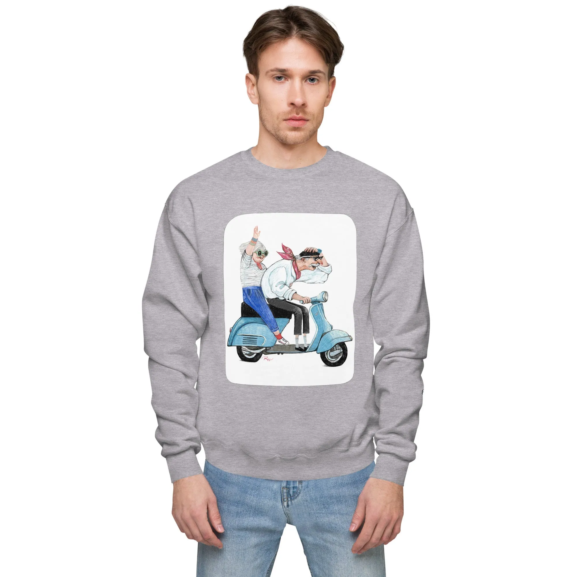 VESPA Unisex Fleece Sweatshirt