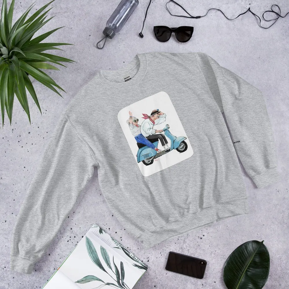 VESPA Unisex Fleece Sweatshirt