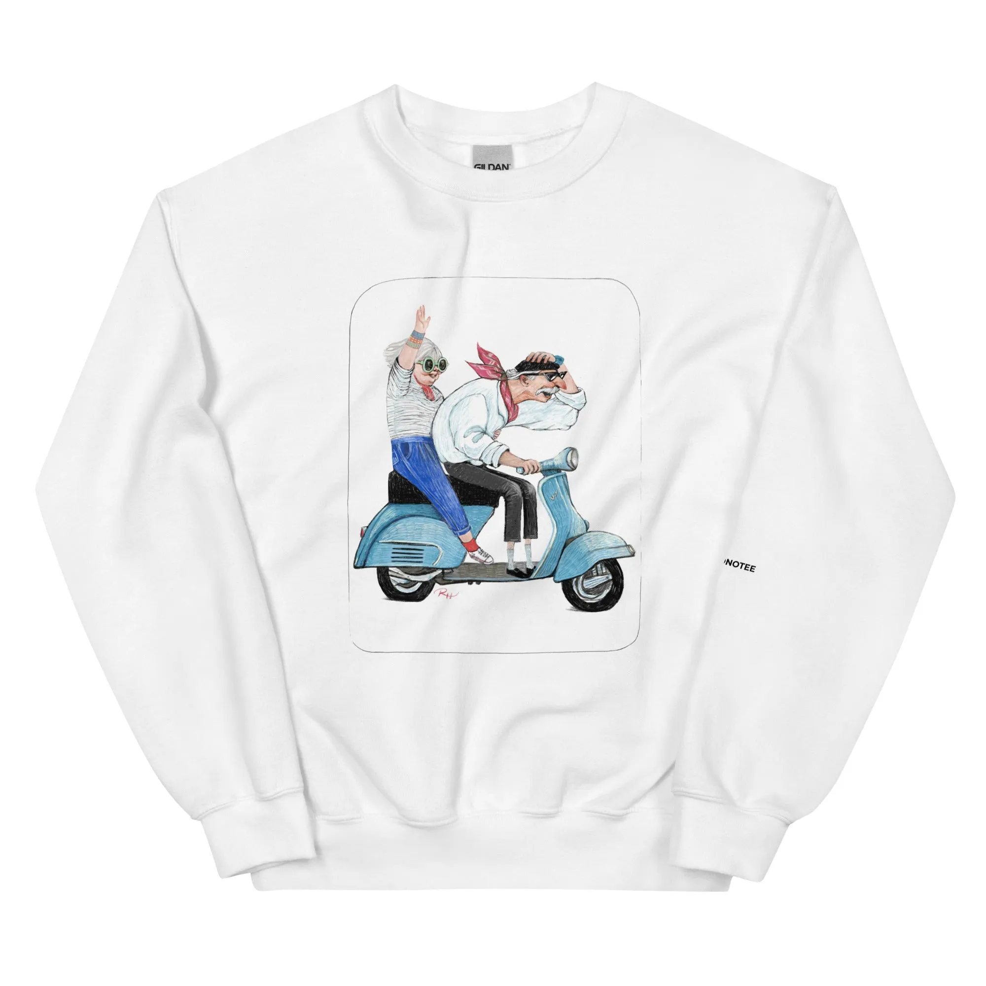 VESPA Unisex Fleece Sweatshirt