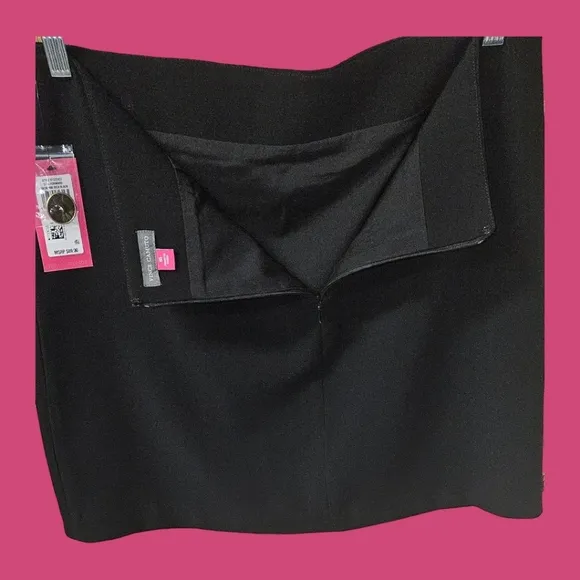 VINCE CAMUTO Women's Black Sexy Lined Mini Skirt Size 10