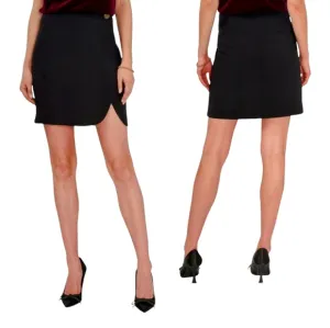 VINCE CAMUTO Women's Black Sexy Lined Mini Skirt Size 10
