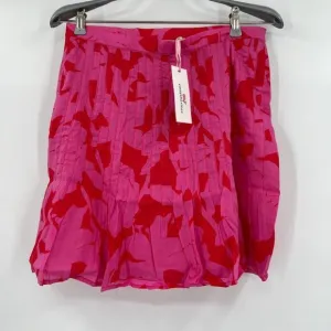 Vineyard Vines Women's Pink Cuckoo Tropical Floral Pintuck Mini Skirt sz 2 NWT