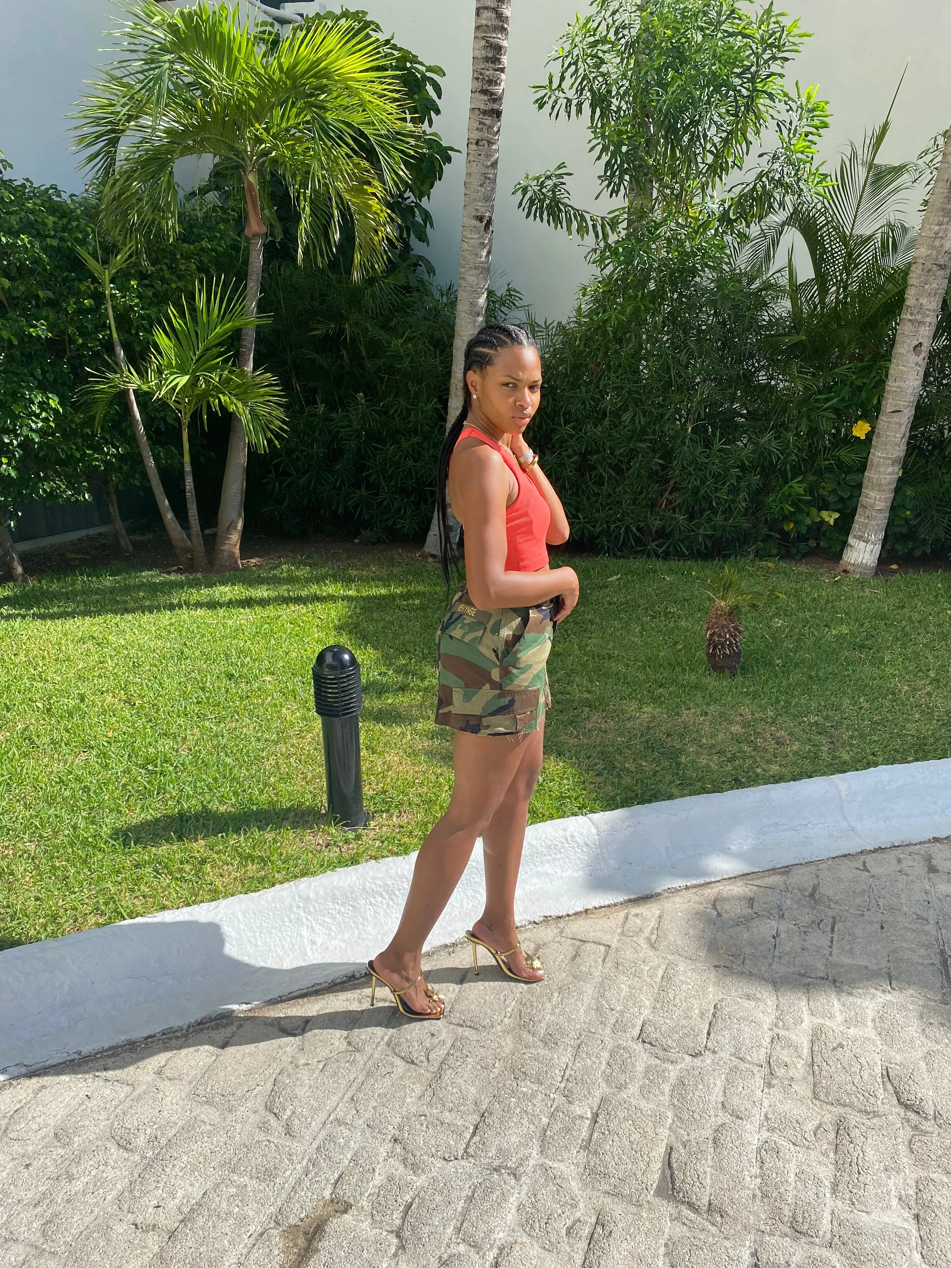 Vintage Camo Mini Skirt