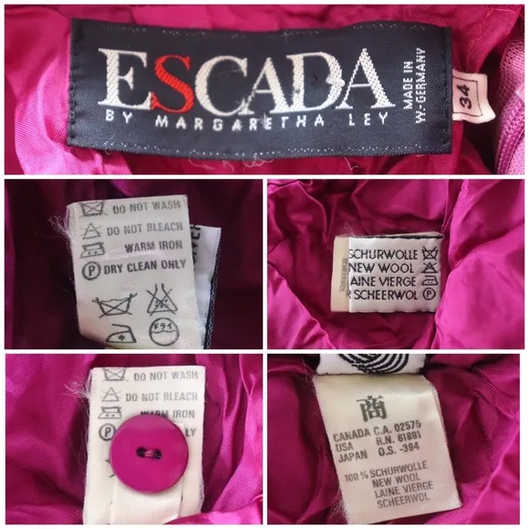 Vintage Escada by Margaret Ley Skirt Size 34