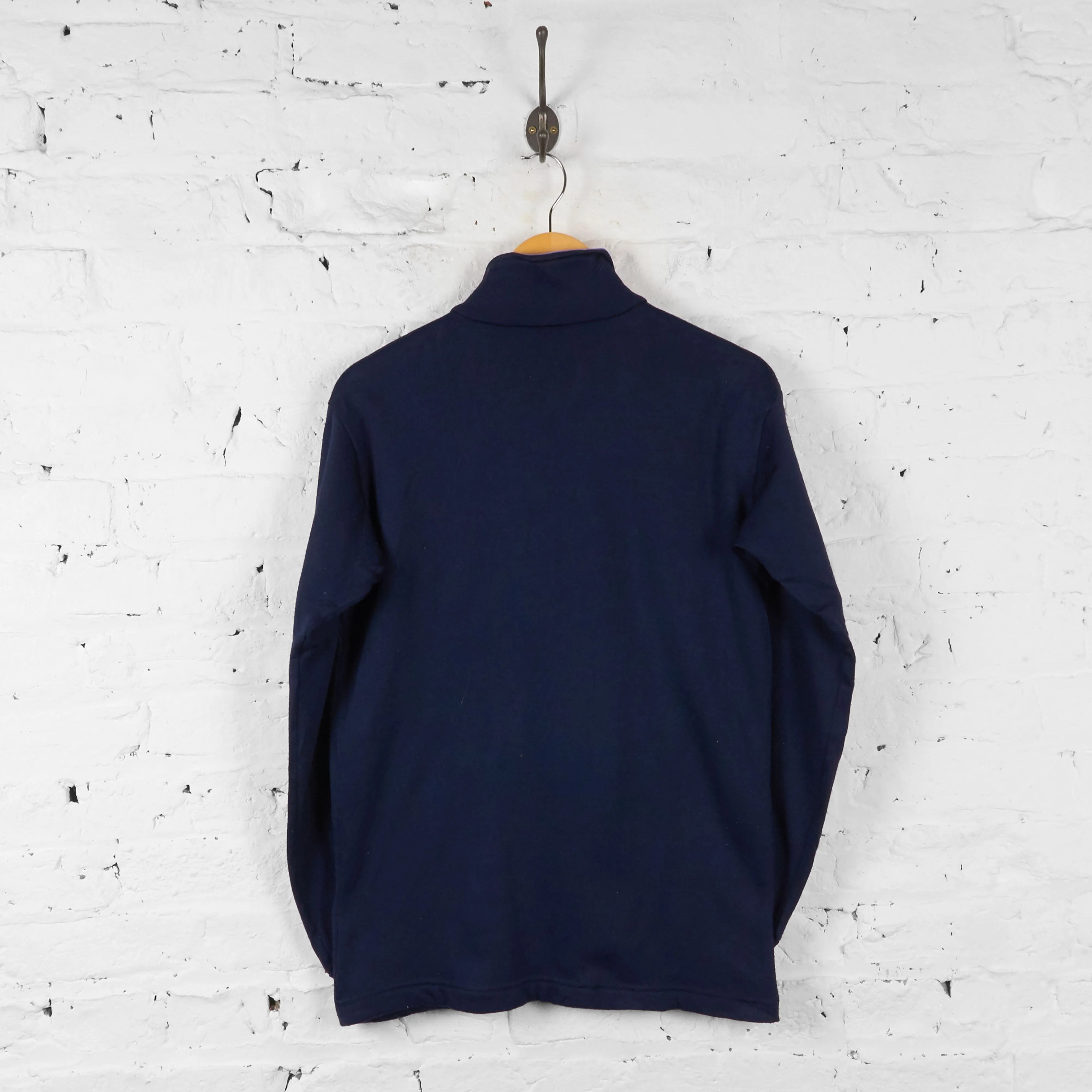Vintage Patagaonia 1/4 Zip Fleece Sweatshirt - Navy - M