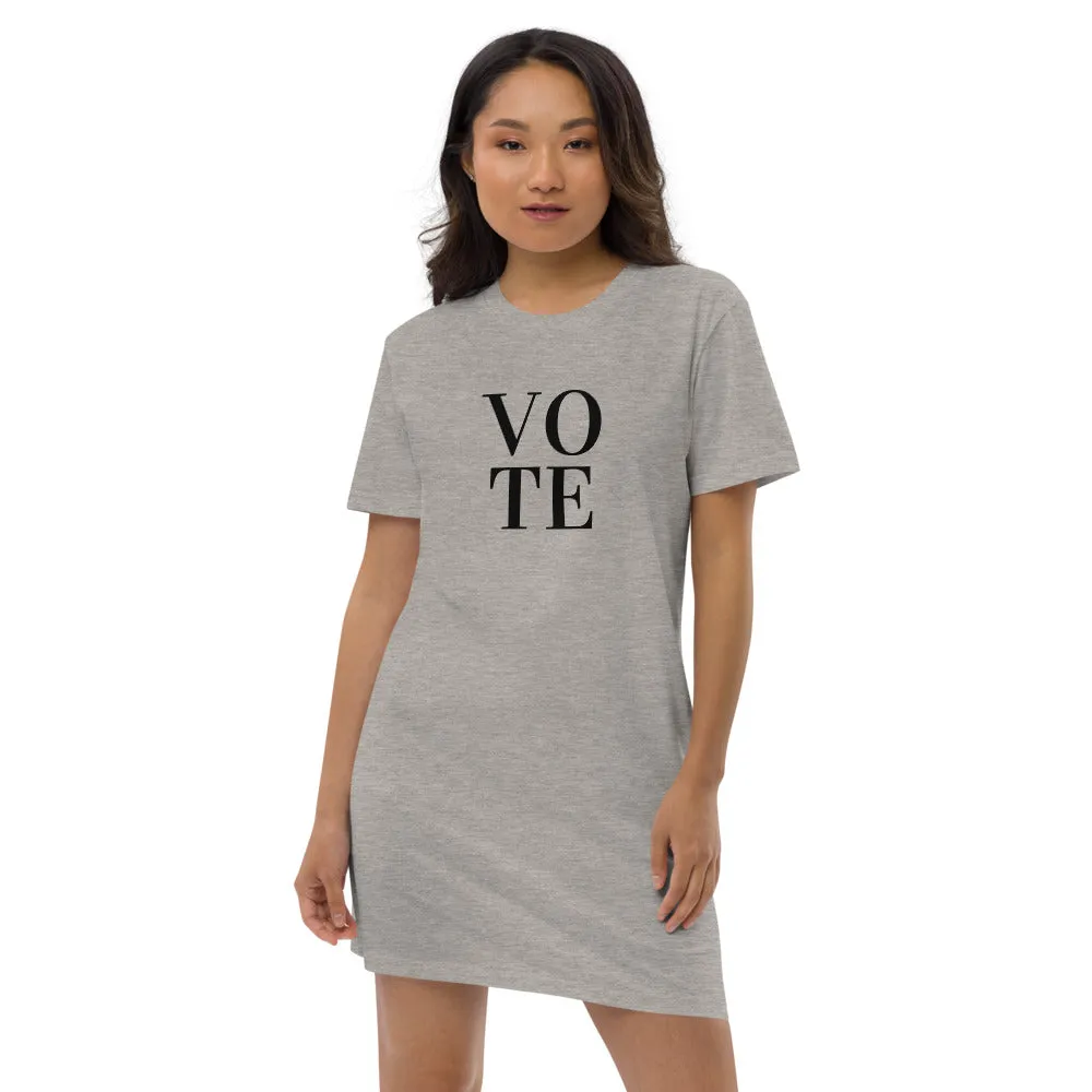 Vote Organic Cotton T-Shirt Dress