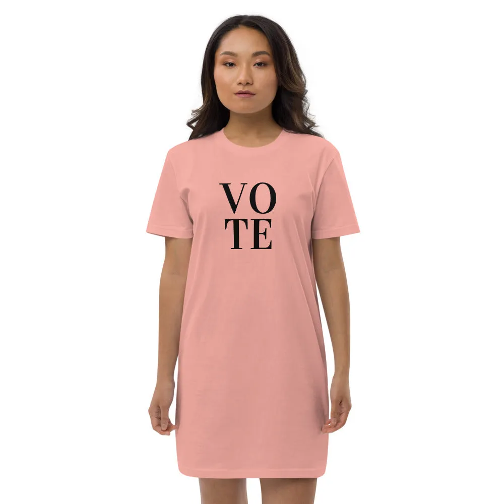 Vote Organic Cotton T-Shirt Dress