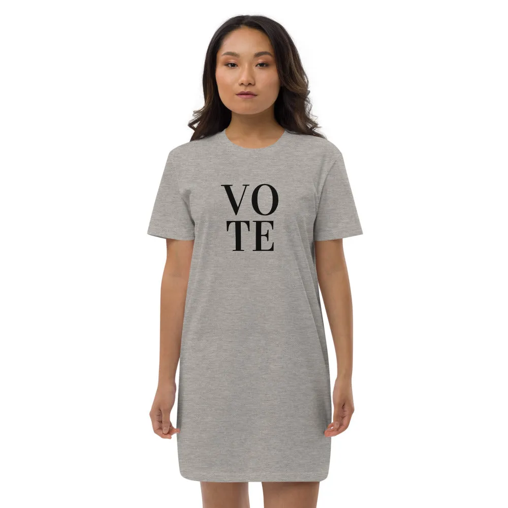 Vote Organic Cotton T-Shirt Dress