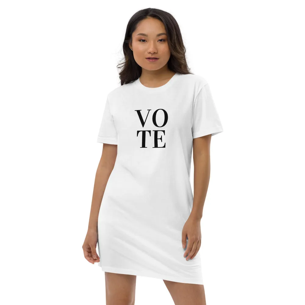 Vote Organic Cotton T-Shirt Dress