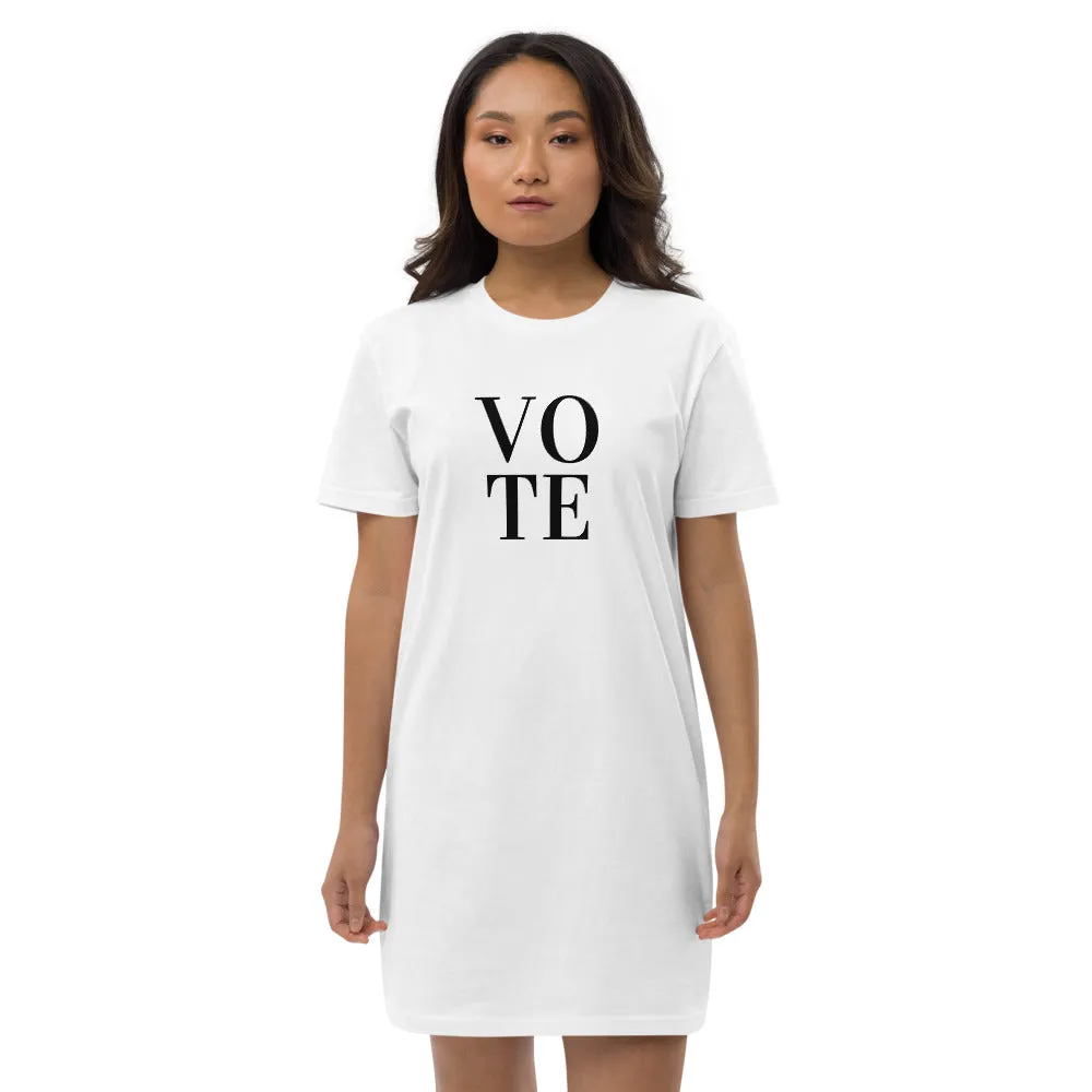 Vote Organic Cotton T-Shirt Dress
