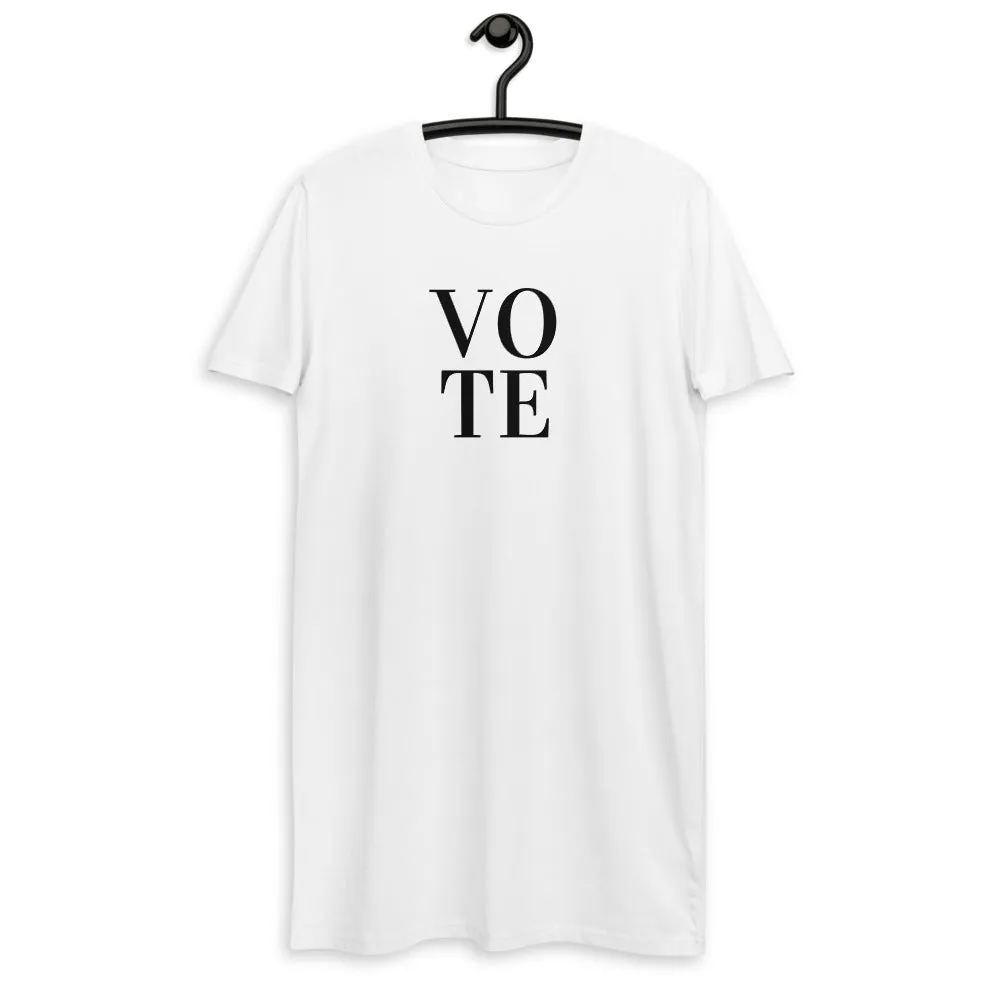 Vote Organic Cotton T-Shirt Dress