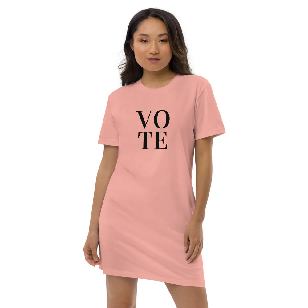 Vote Organic Cotton T-Shirt Dress