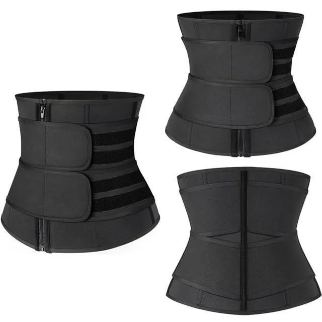 Waist Trainer for Men - Double Compression Strap Sweat Belt - Burn Stomach Fat!!
