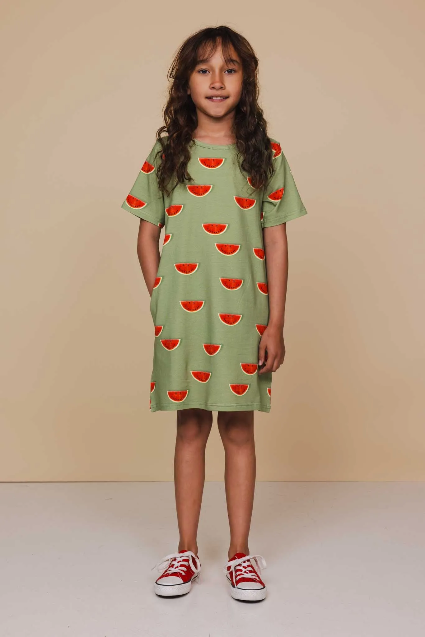 Watermelon T-shirt Dress Kids