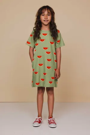 Watermelon T-shirt Dress Kids