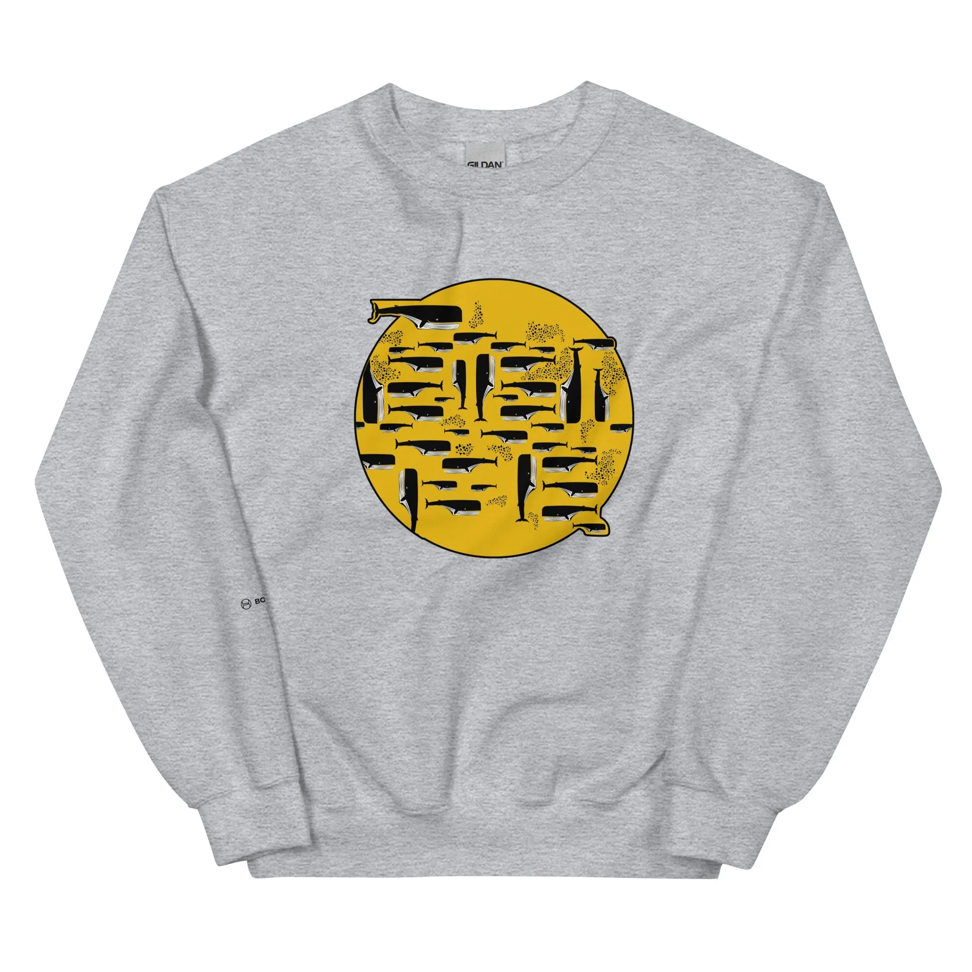 WHALES Unisex Fleece Sweatshirt