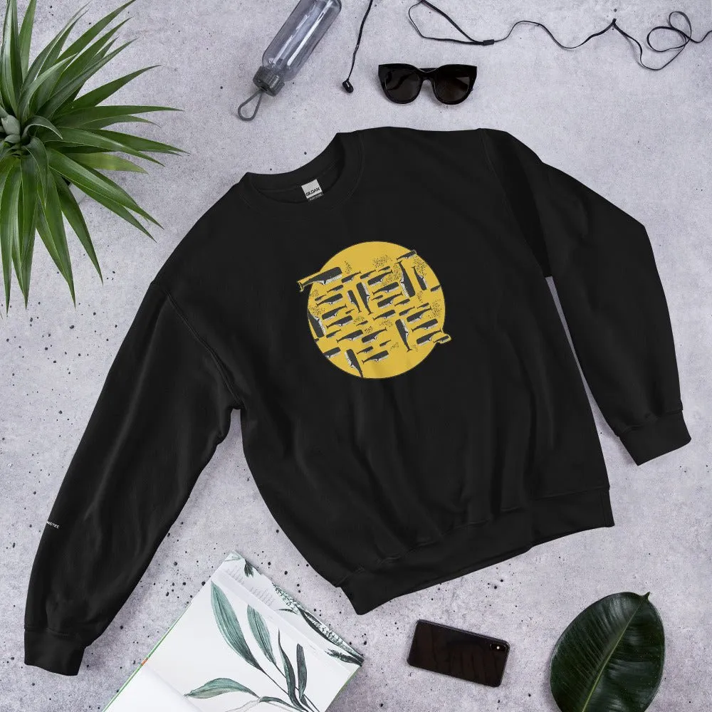 WHALES Unisex Fleece Sweatshirt
