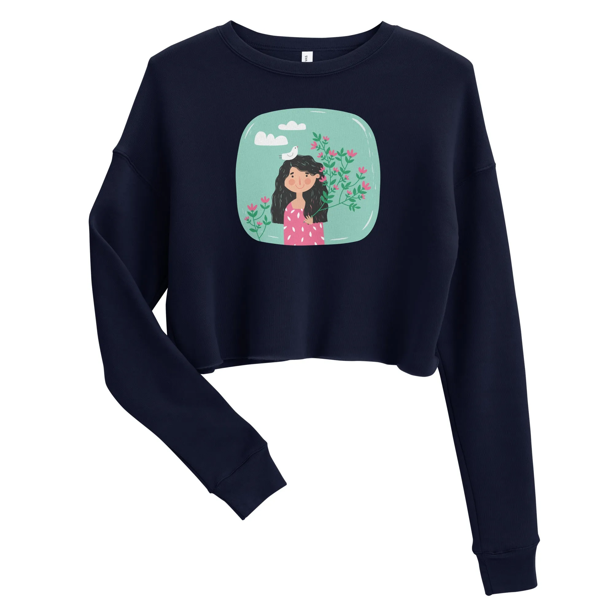 WIDE AWAKE Women's Crop Sweatshirt