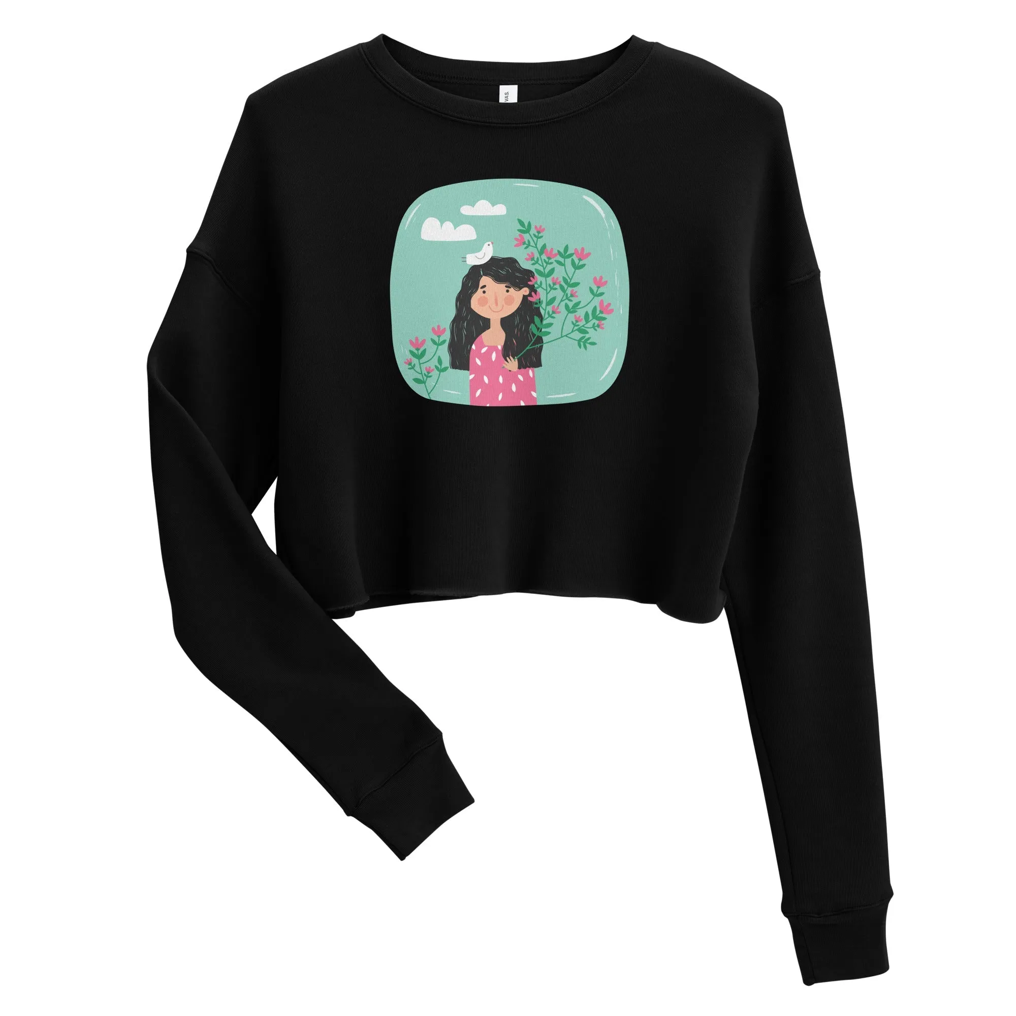 WIDE AWAKE Women's Crop Sweatshirt