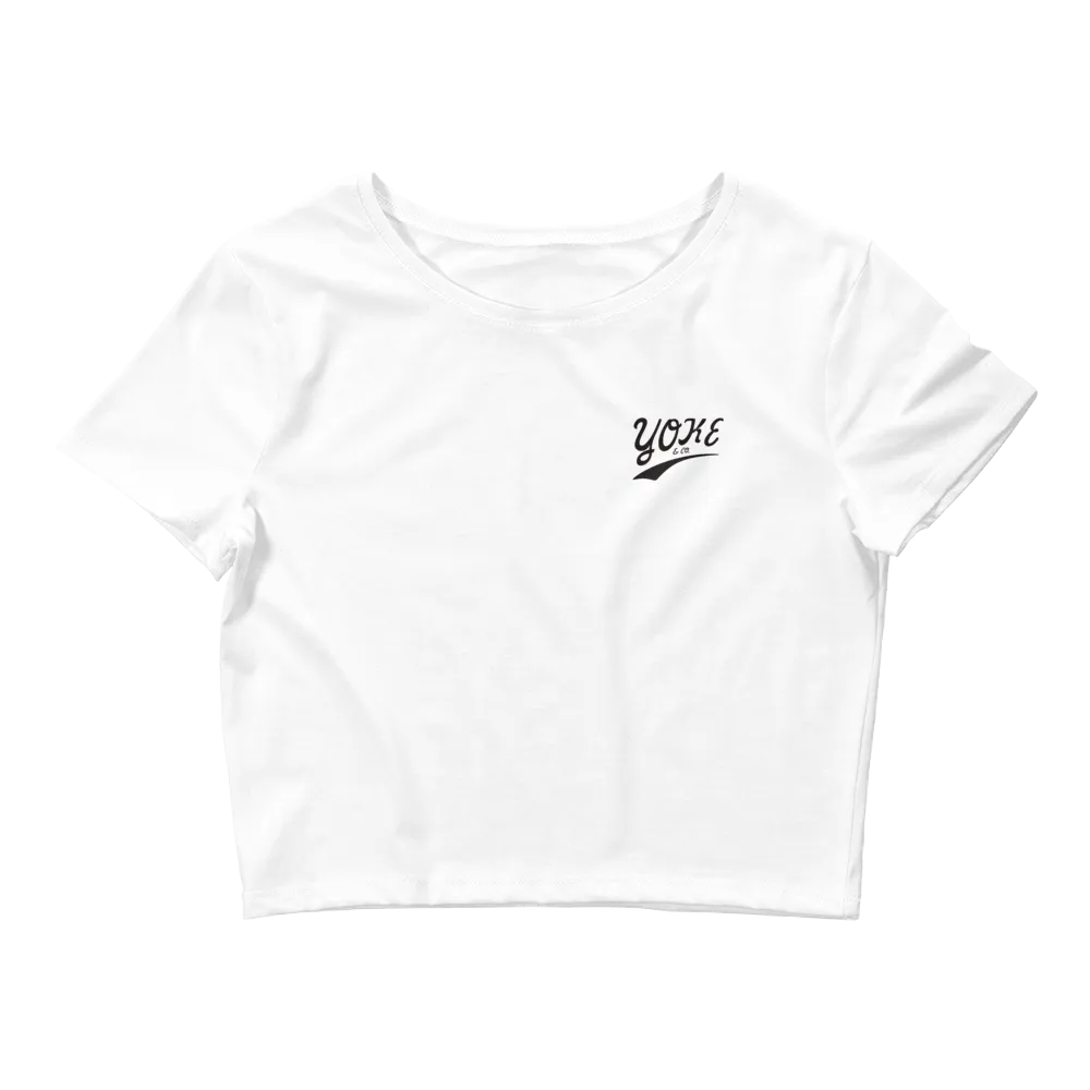 Women’s Crop Baseball Tee