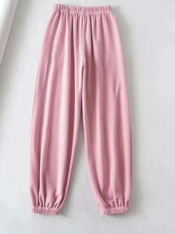 Women's Hot Pink Cargo Jogger Pants